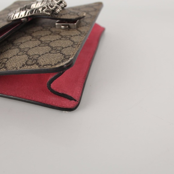 Gucci Dionysus Beige and Pink Mini Bag with Silver Chain - Picture 15 of 16